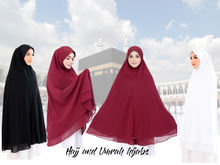 Hajj and Umrah Hijabs Neutrals Maxi