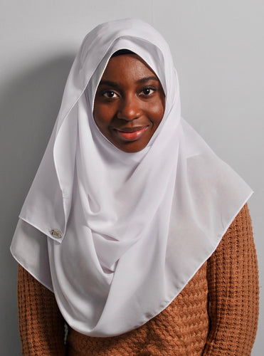 Winter White Hijab