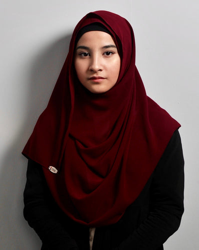 Dark Brown Hijab