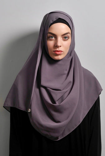 Silver Grey Hijab