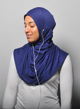V1 MoreSlim Navy blue sports hijab