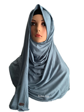 Robin Egg stretchy (COT) instant hijab SF