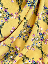 (S4BYell) Yellow printed full-instant hijab