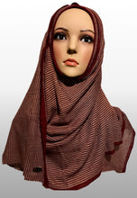 Knitted instant maroon brown LIN003