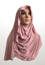 Rose Quartz pink stretchy (KOR) instant hijab CF