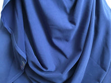 Imperial blue stretchy (KOR) instant hijab CF
