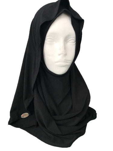 Child's hijab Black