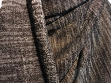 Knitted instant black grey FUZ006