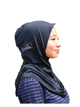 V2 MoreSlim II black sports hijab (2nd edition)